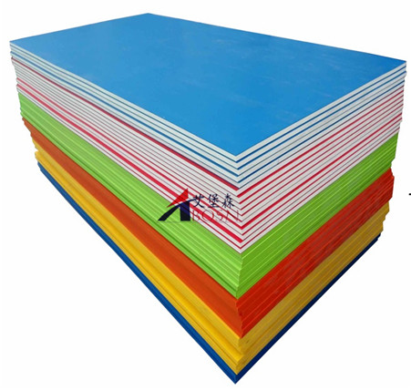 双色高密度聚乙烯板HDPE two colored plastic sheet der