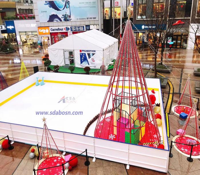 轮滑场围栏挡板厂家是否可以按场地大小定制呢