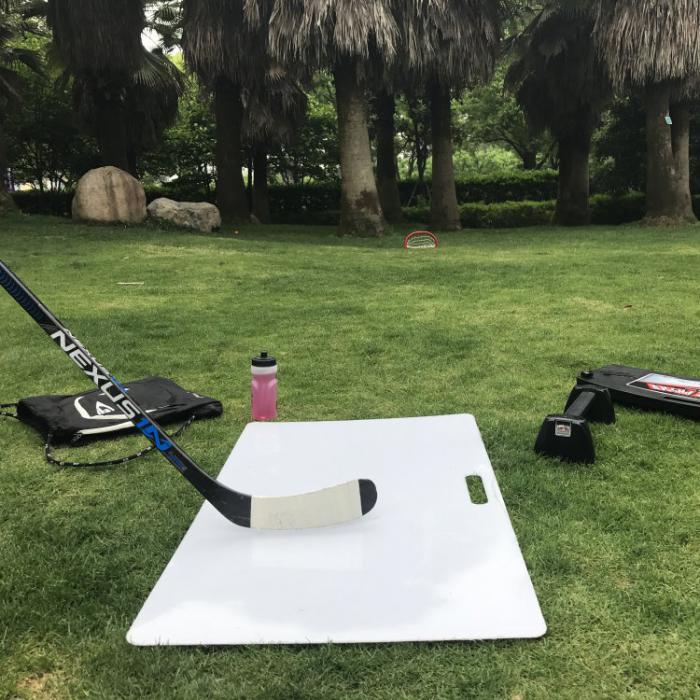 冰球练习板@HDPE冰球回弹器练习板