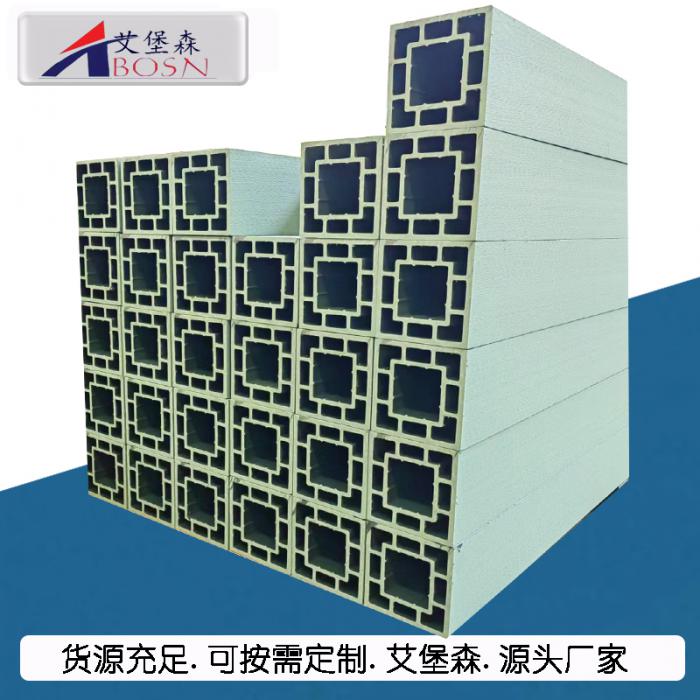 仓储用绿色复合空心枕木