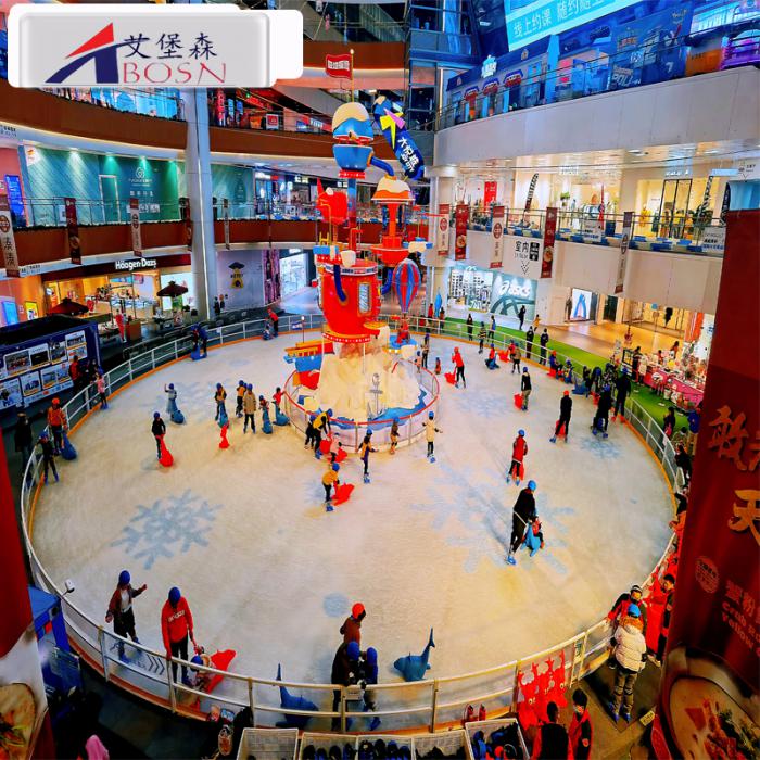 真冰场PC围挡（透明板冰球场围挡）