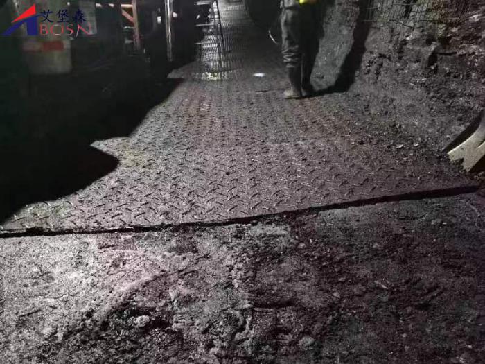 阻燃双抗路基板 矿井下聚乙烯铺路垫板 艾堡森10-30mm双抗聚乙烯路基板