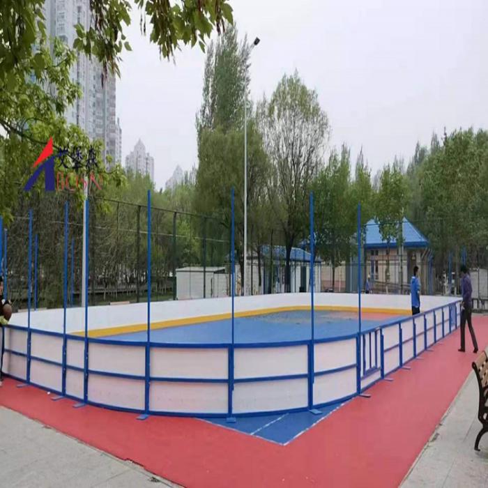 学生轮滑训练轮滑场围栏 旱地轮滑场围挡