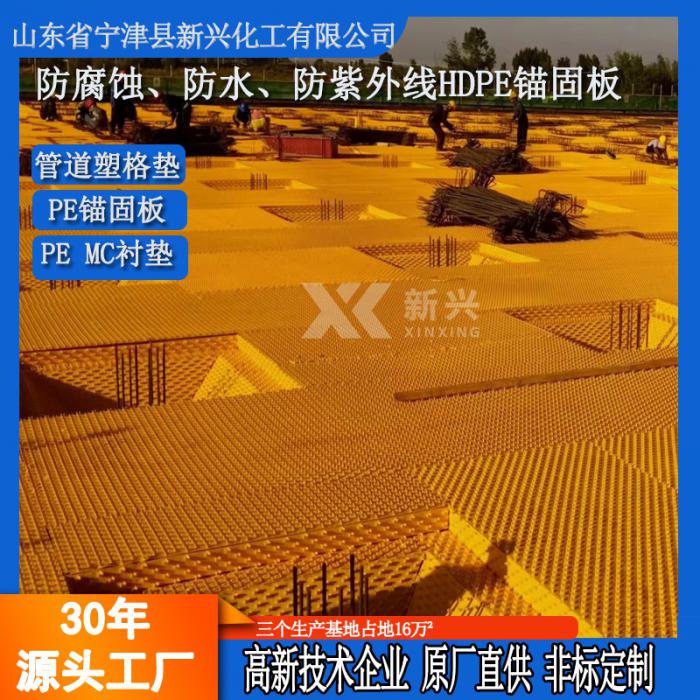 酸洗池PE锚固板 钢筋混凝土内衬板