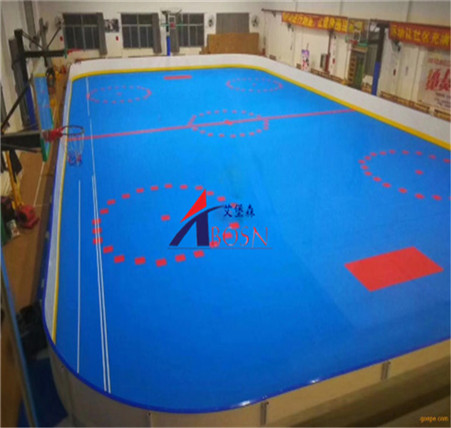 轮滑球围栏板墙助力冰雪轮滑进校园